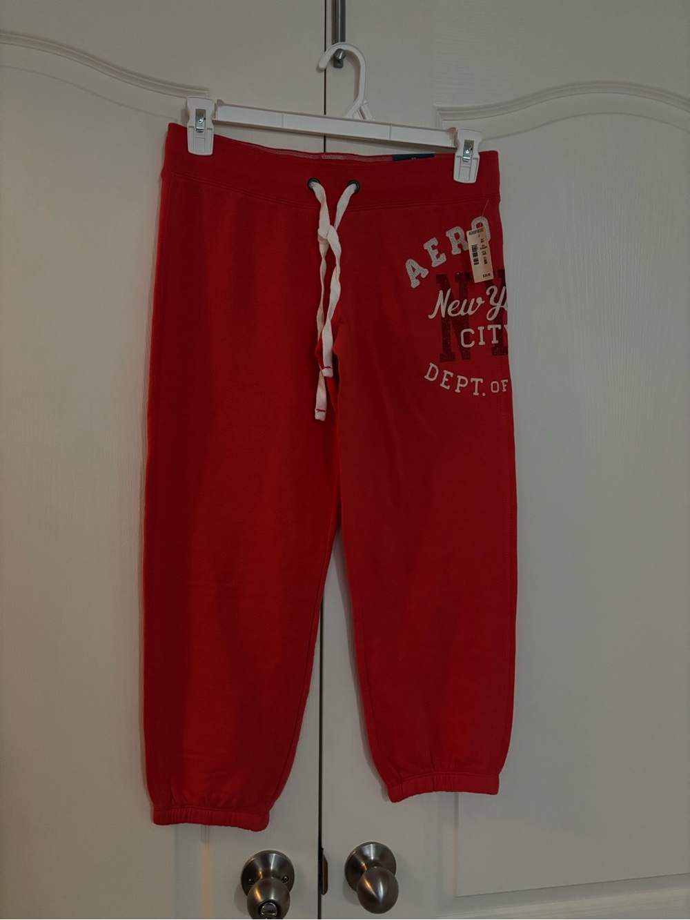 Aeropostale Coral Girls' Capris Sweatpants NWT
